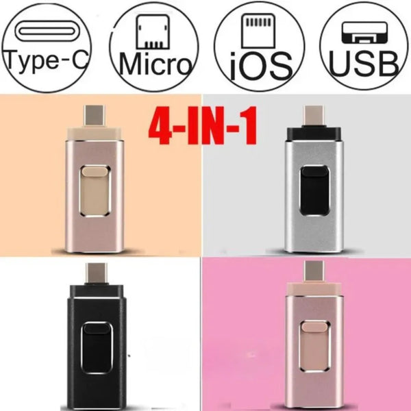 Flashdrive - USB | FlexiStore 4-in-1 Universal Phone Storage