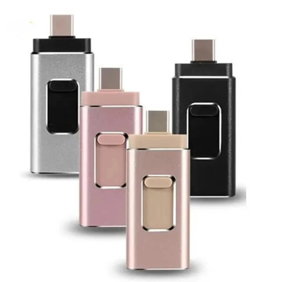 Flashdrive - USB | Stockage Téléphone Universel FlexiStore 4-en-1