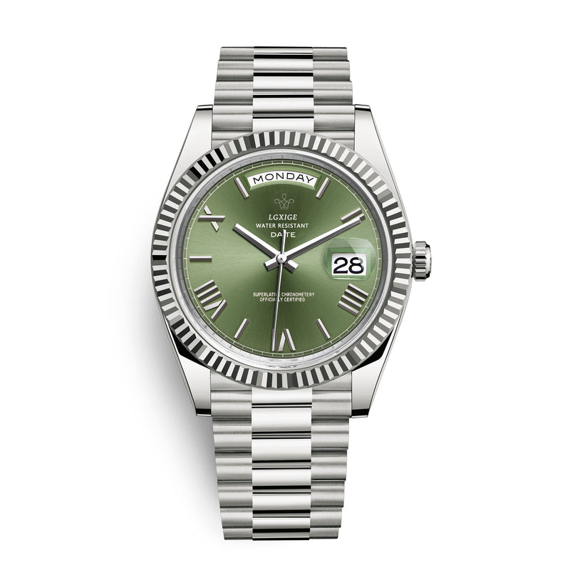 Automatisch Luxe Horloge met Dag- en Datumfunctie - Solan