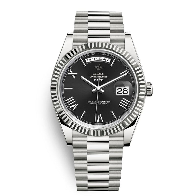Automatisch Luxe Horloge met Dag- en Datumfunctie - Solan
