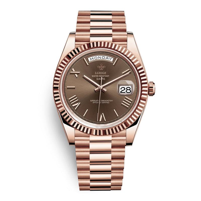 Automatisch Luxe Horloge met Dag- en Datumfunctie - Solan