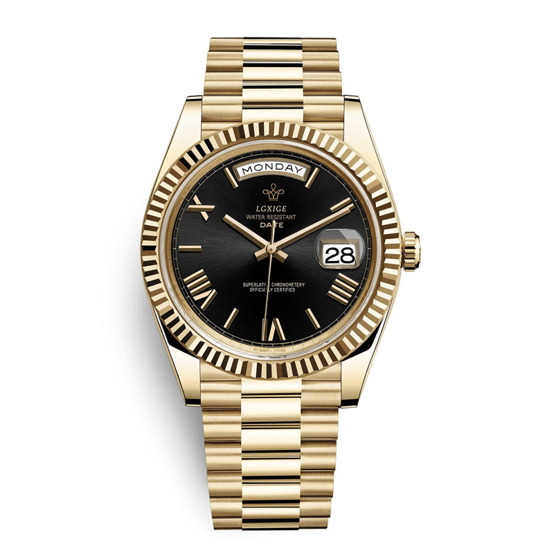 Automatisch Luxe Horloge met Dag- en Datumfunctie - Solan
