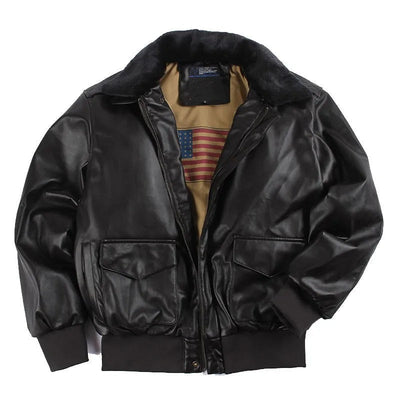 Winter Vintage Leren Motorjas - Tijdloze Herenjas met Warme Voering - Ravencio