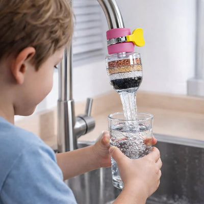 PureFlow Waterfilter - Schoner Drinkwater uit de Kraan - 1+1 GRATIS