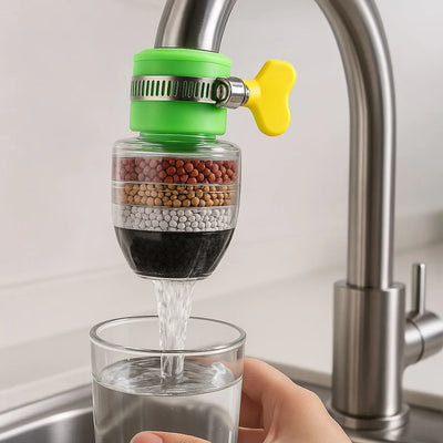PureFlow Waterfilter - Schoner Drinkwater uit de Kraan - 1+1 GRATIS