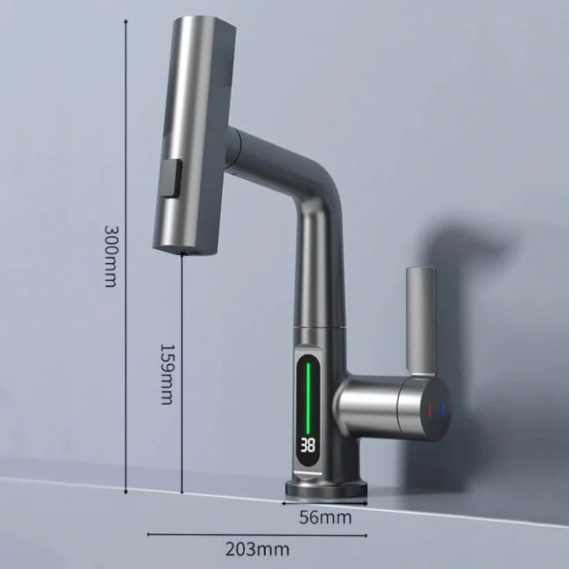 Waterkraan - Uittrekbare Kraan met 5 Straalstanden - FlexiTap