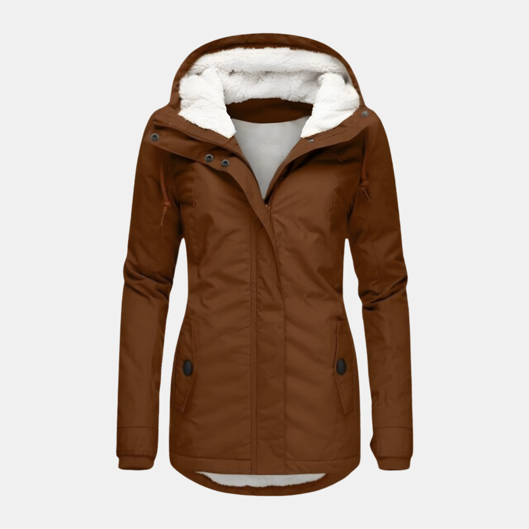 Norvella - Manteau d'hiver - Manteau chaud imperméable avec capuche