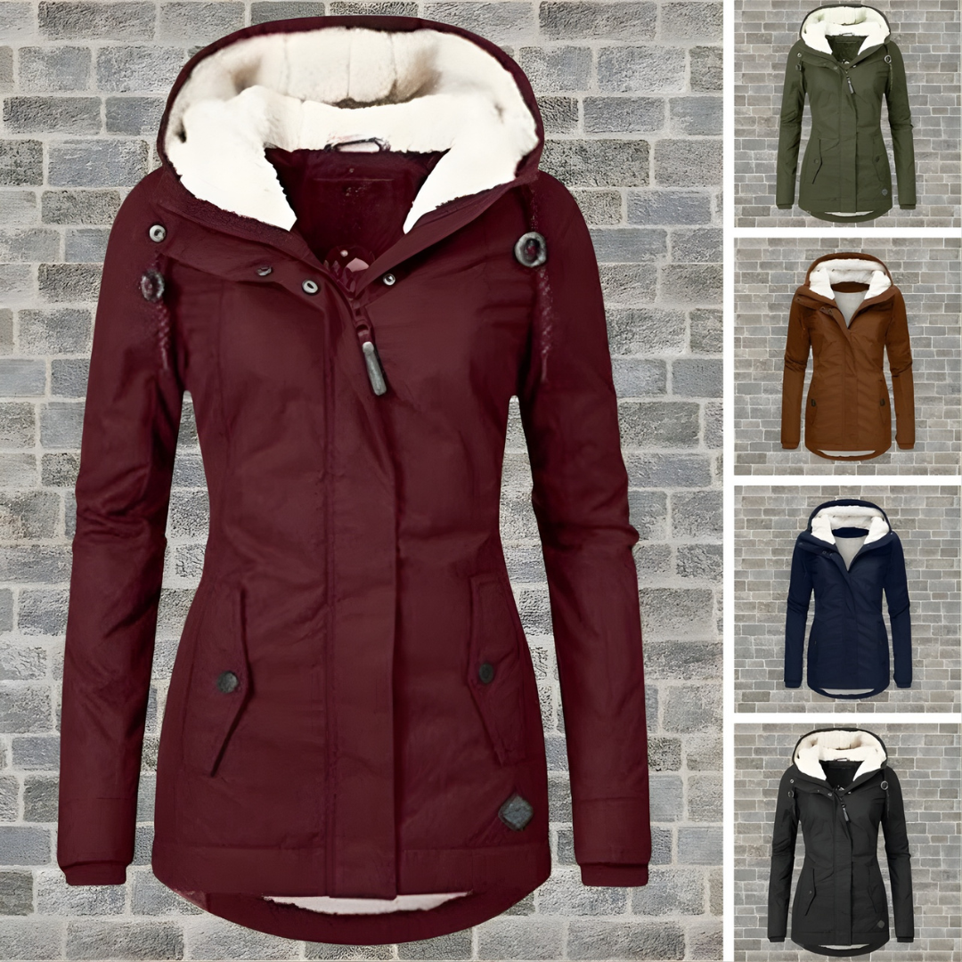 Norvella - Manteau d'hiver - Manteau chaud imperméable avec capuche