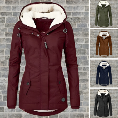 Norvella - Manteau d'hiver - Manteau chaud imperméable avec capuche