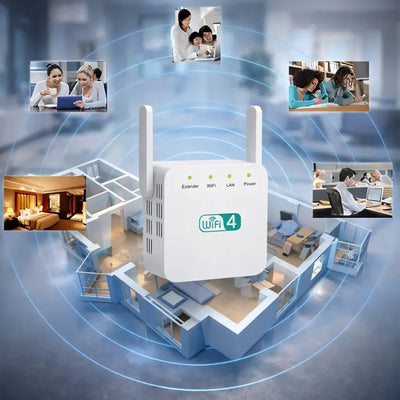 WiFi Versterker - Sterker Internet in Heel je Huis - SignalBoost