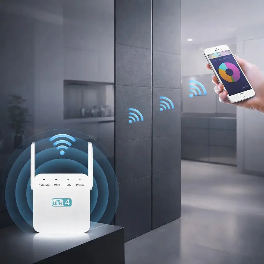 WiFi Versterker - Sterker Internet in Heel je Huis - SignalBoost